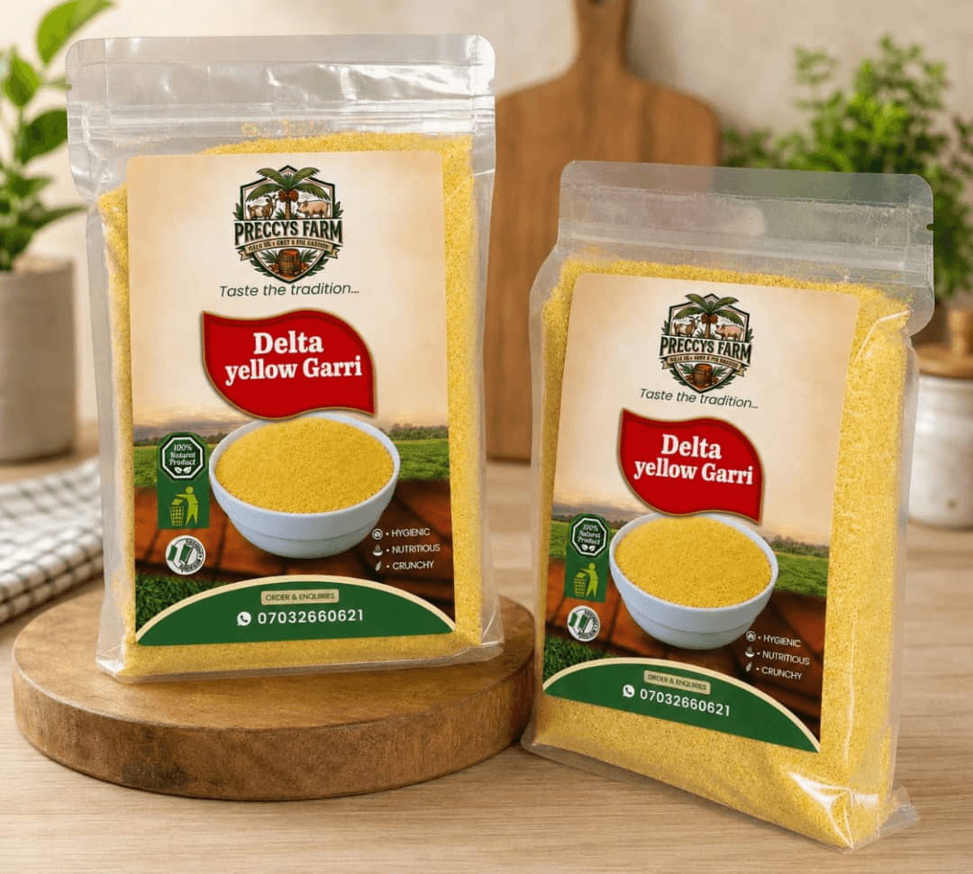 Delta Yellow Garri — Preccys Farms
