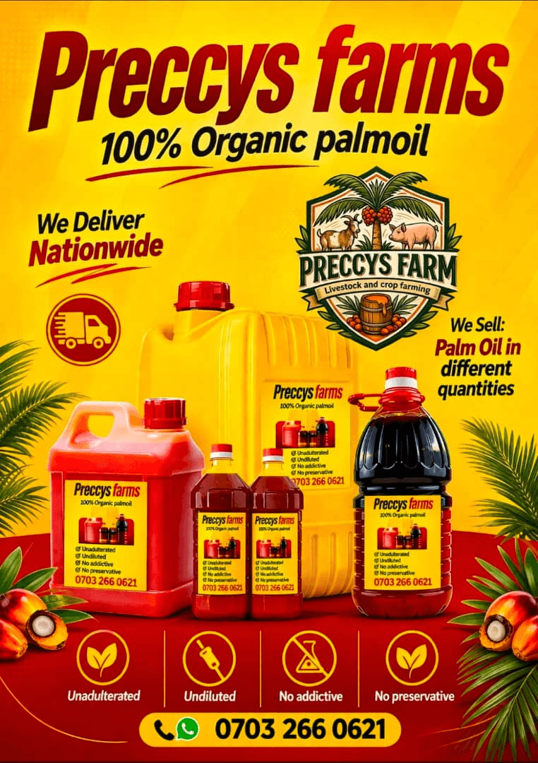 Organic Palm Oil — Preccys Farms